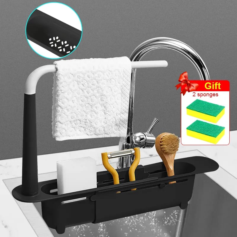 Telescopic Shelf Kitchen Sinks Organizer