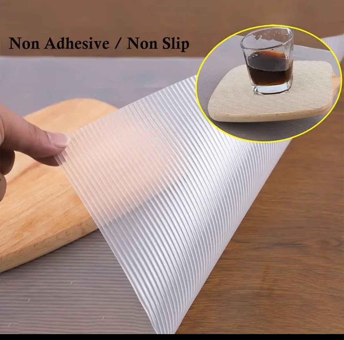 Kitchen striped drawer liners
