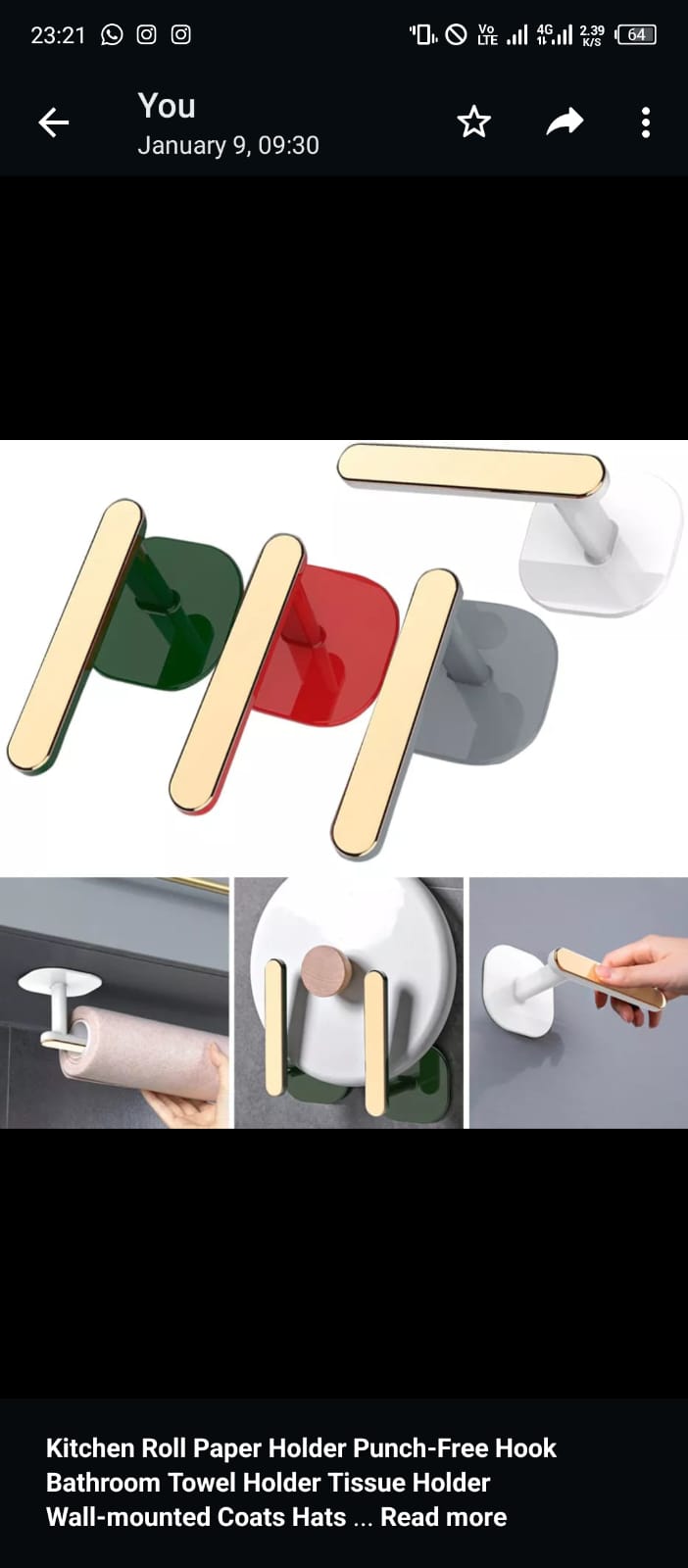 Wall-mounted Multifunctional Hook
