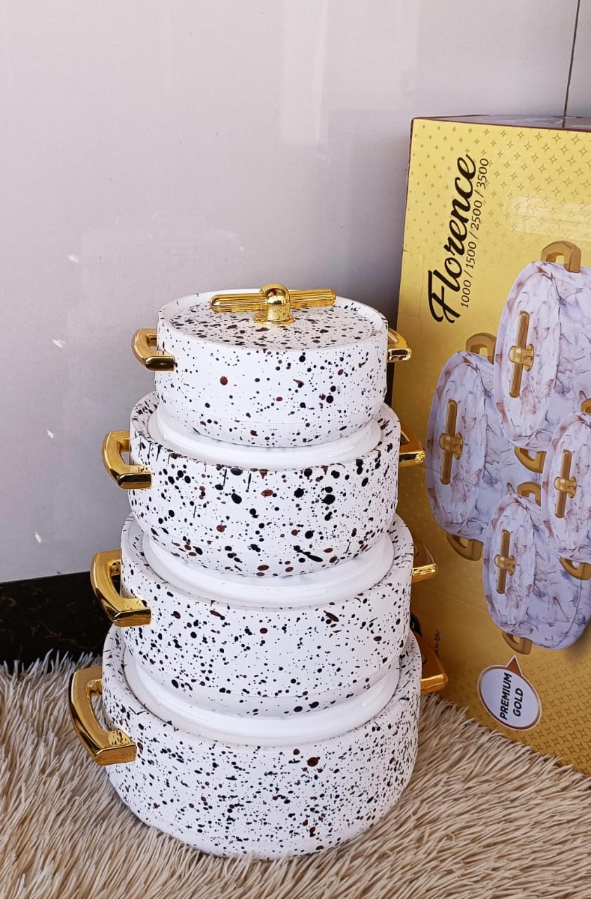 4pcs Set Florence Hot Pots