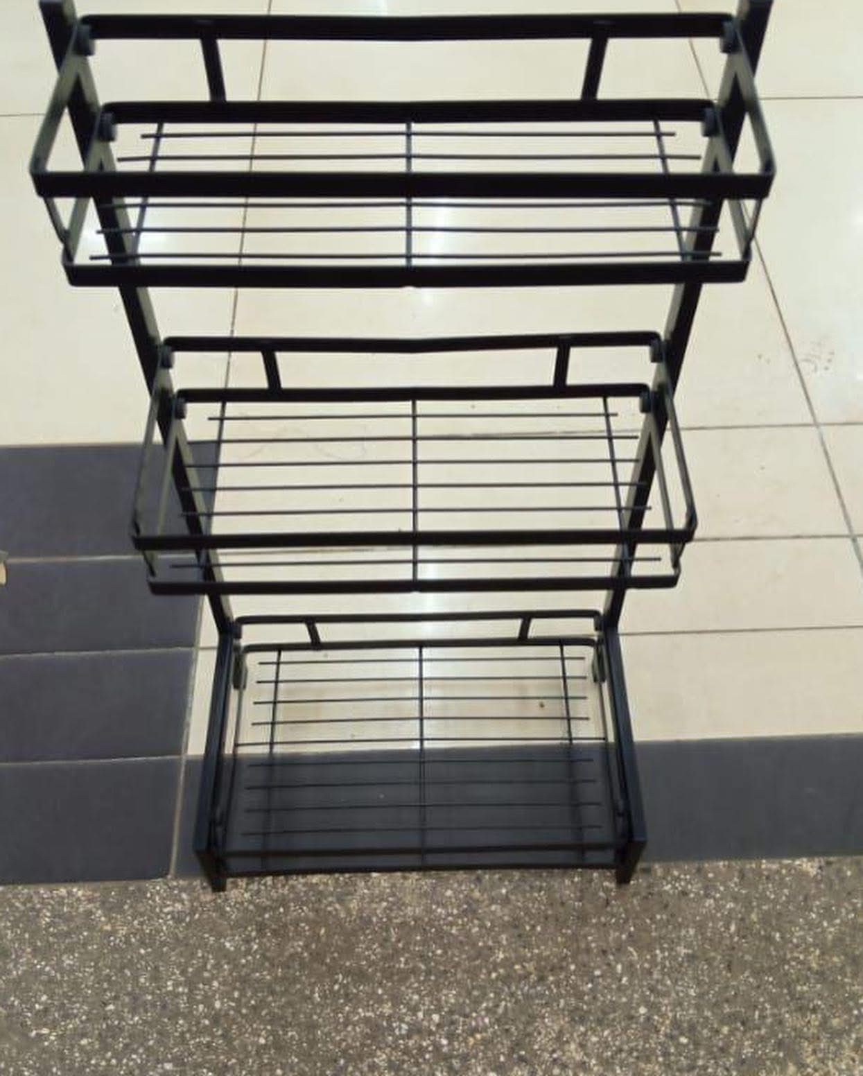 3-tier multifunctional spices storage rack