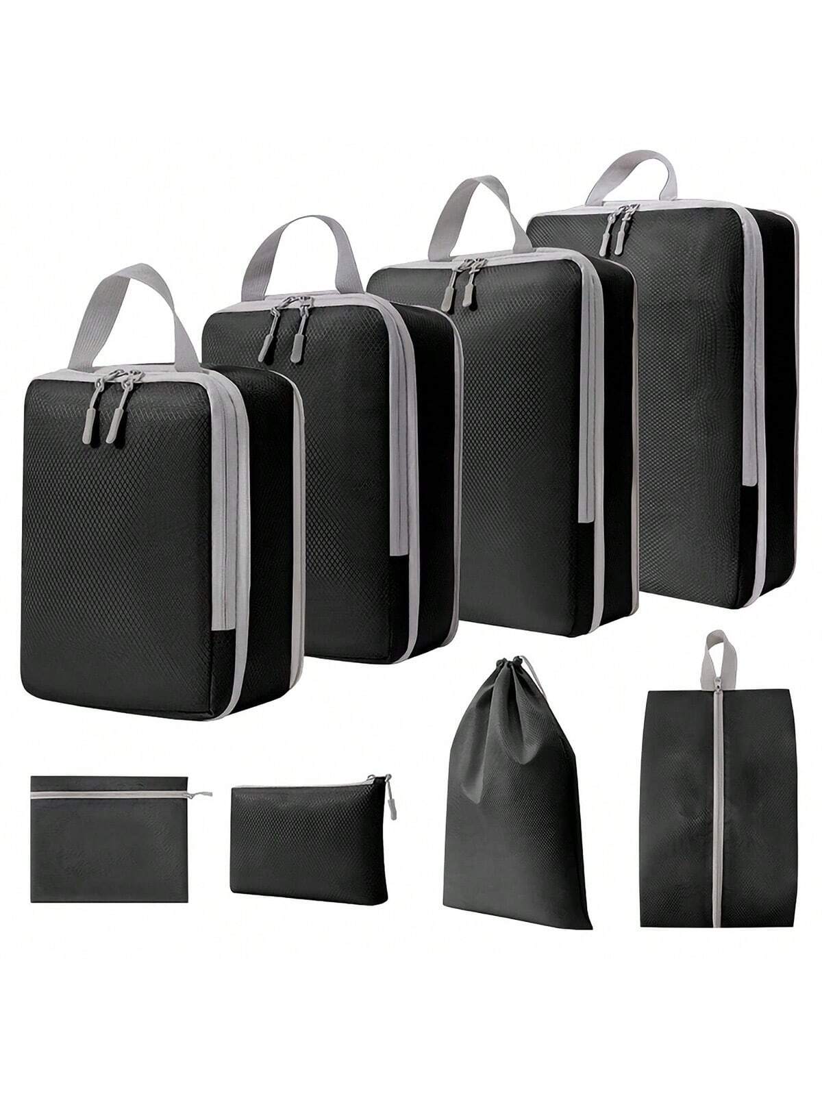 8pcs Set Compressible Packing Travel Storage Bags