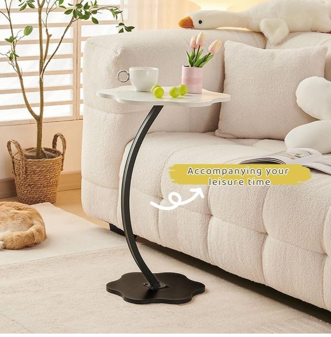 C shaped side table