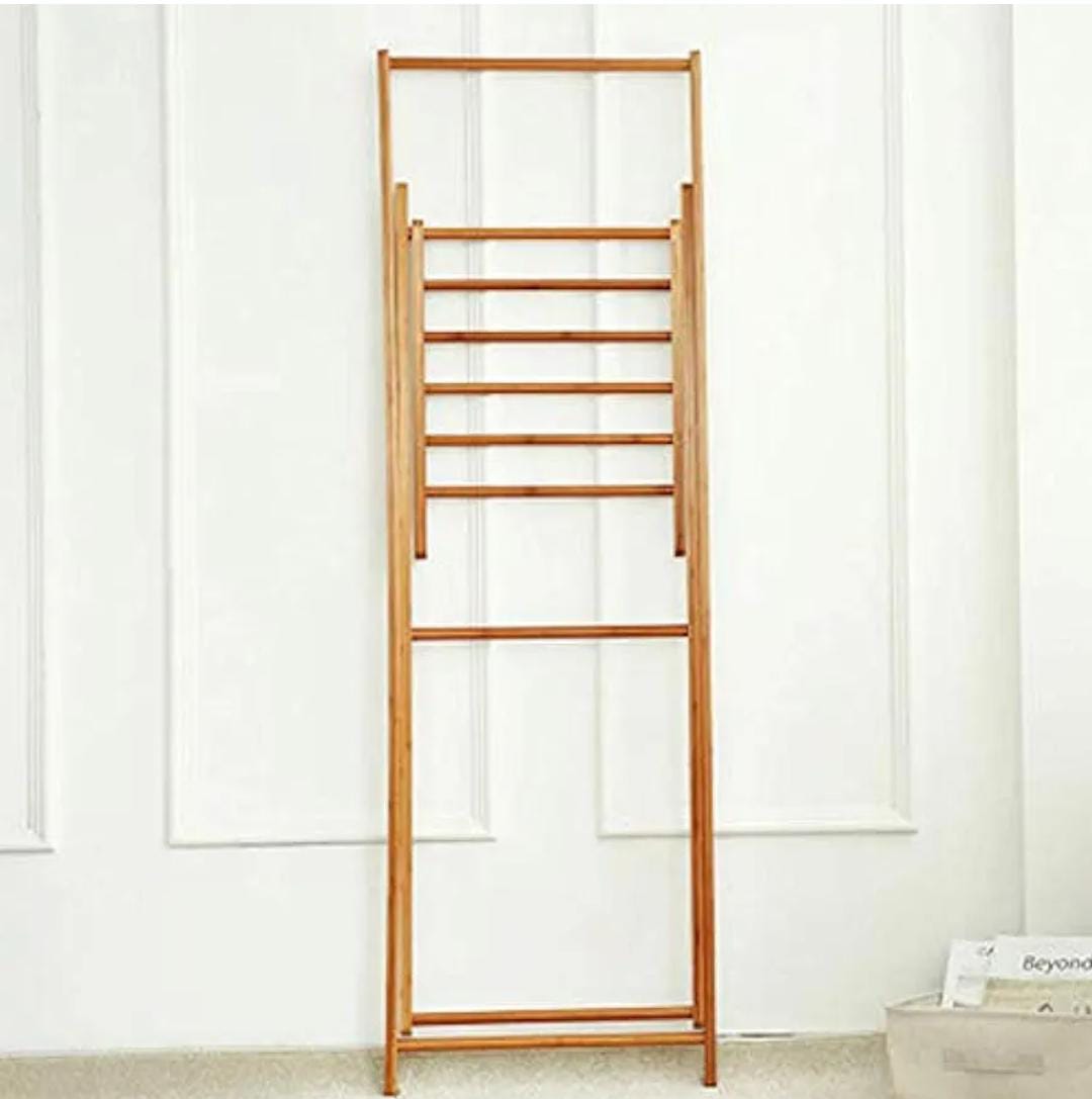Bamboo Foldable Cloth Rack