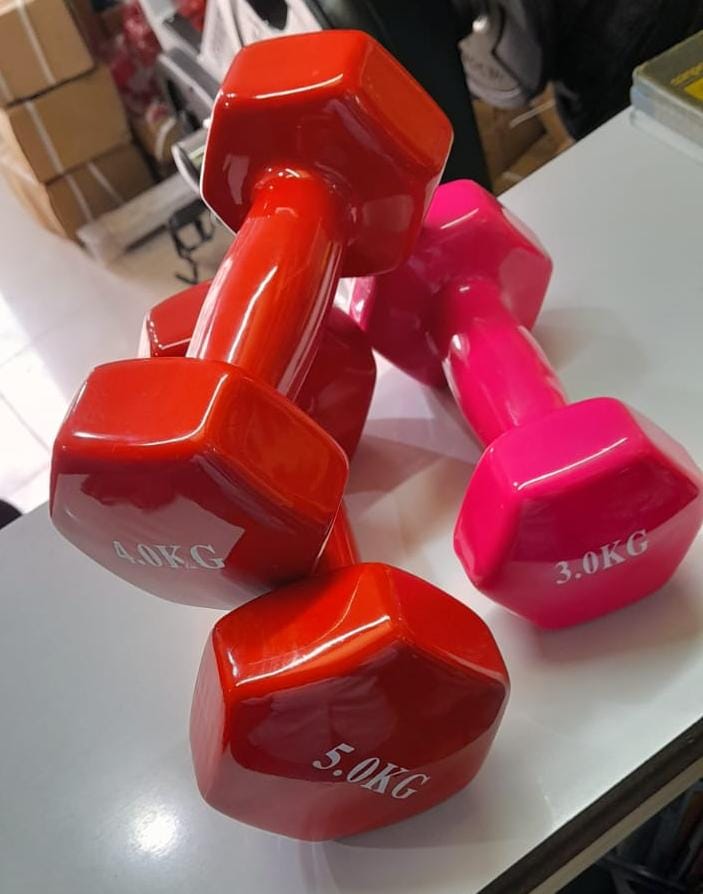 Vinyl Rubber Neoprene Dumbbells