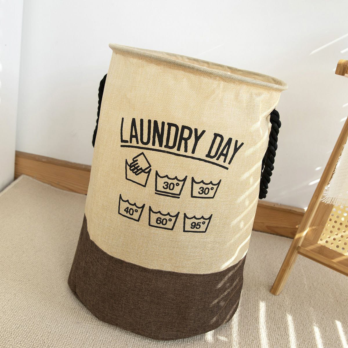 Laundry multi-purpose basket with handles