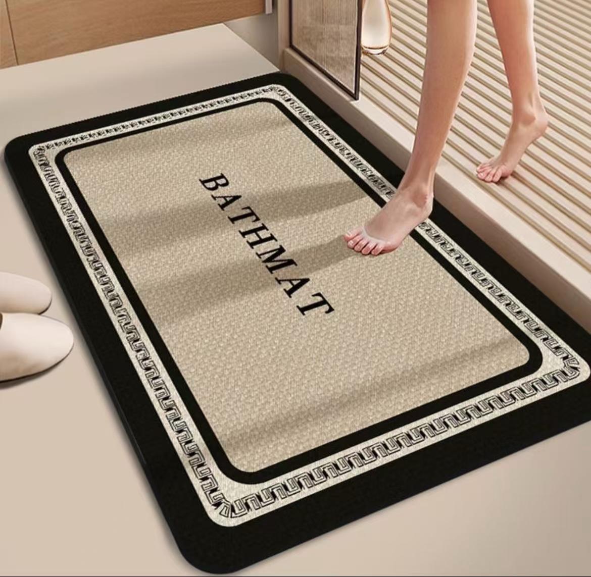 Diatom mud absorbent floor mat