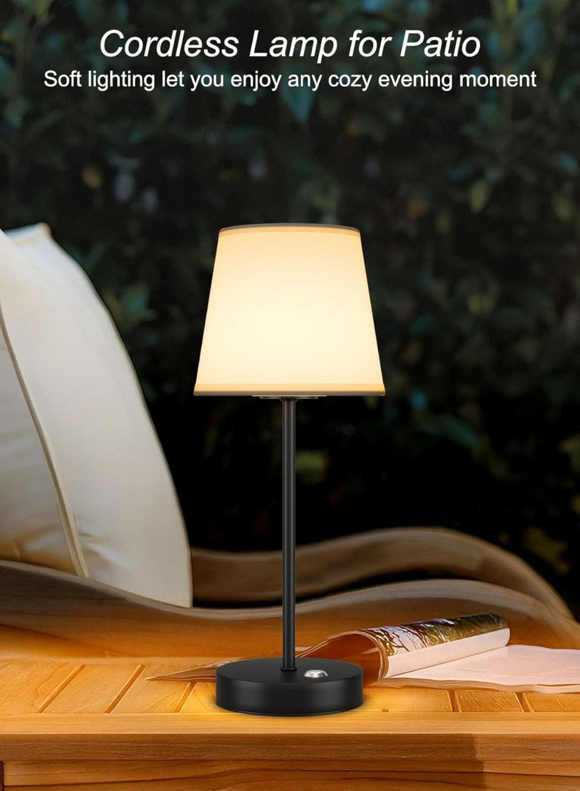 Cordless Rechargeable Table Lamp