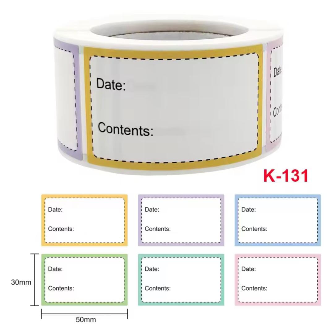 Freezer/Refrigeration Labels
