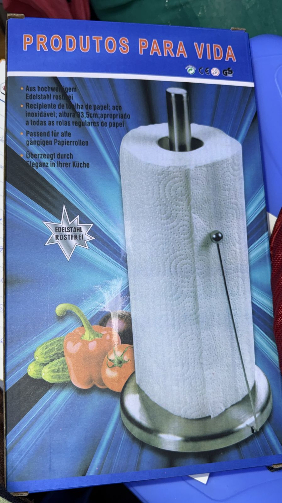Stainless steel & Rustfree Paper Towel Holder