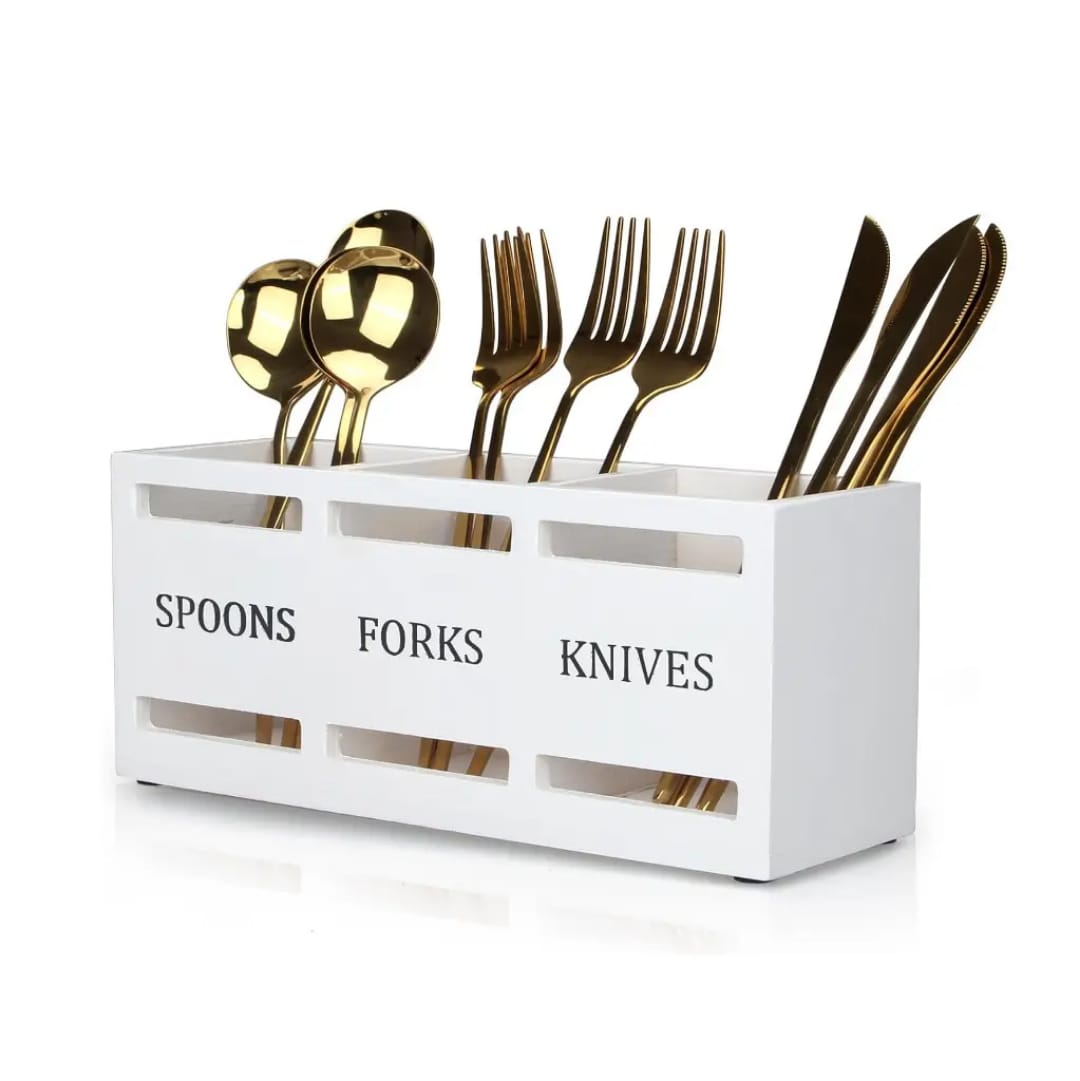 Wooden Cutlery Holder