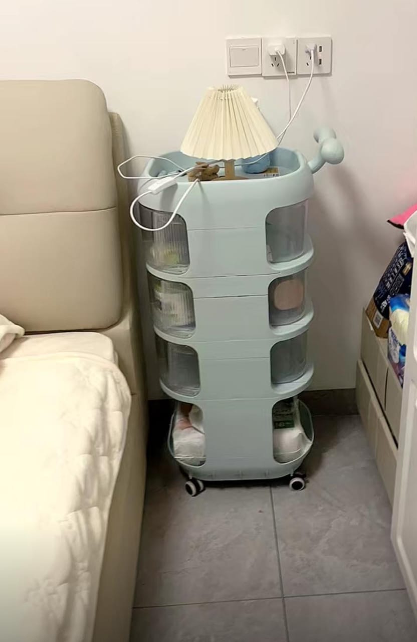 4 tier organizer trolley with wheels
