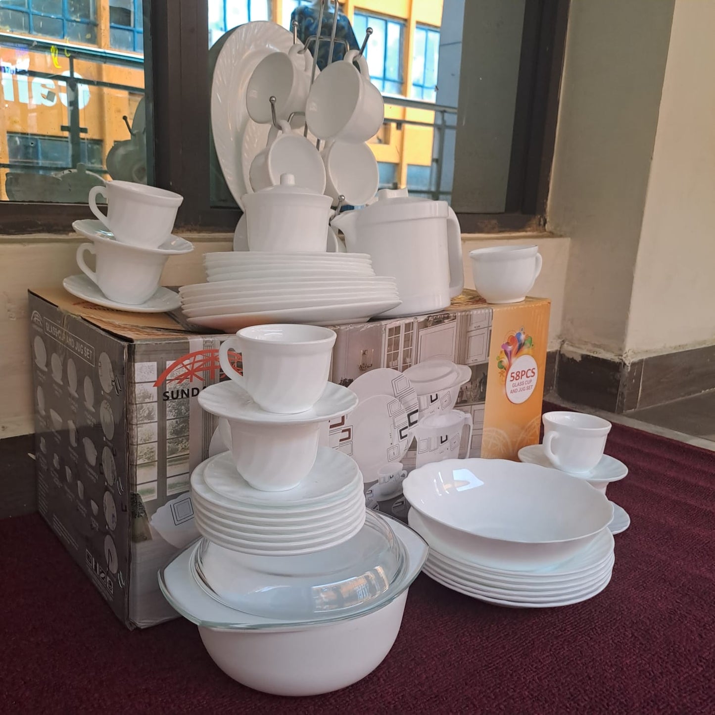 58pcs Set Ceramic Dinnerset