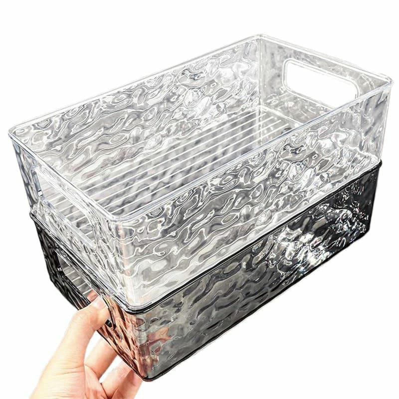 Stackable acrylic storage/make up organizers