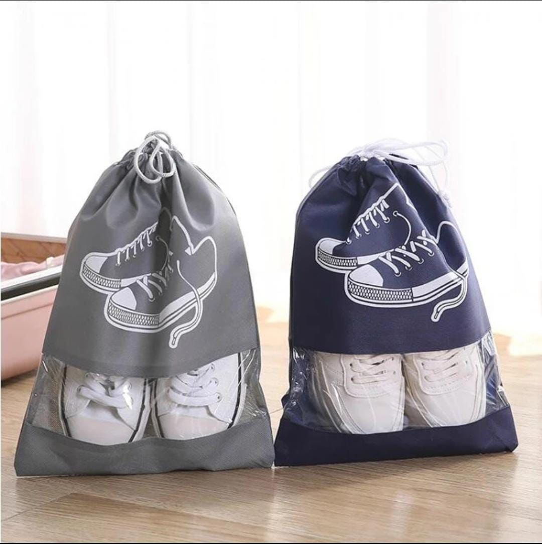 Non woven portable shoe storage bag.