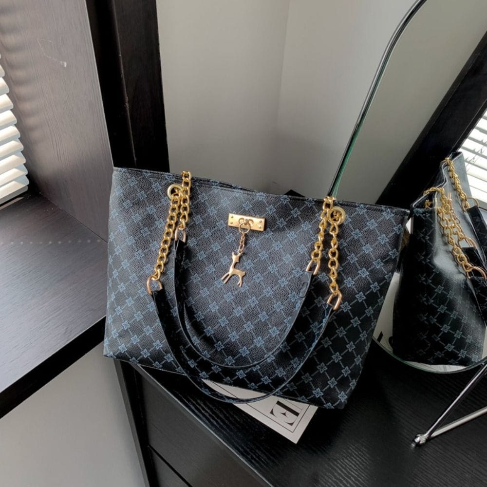 Fashionable Vintage Pattern Women's Shoulder Tote Bags