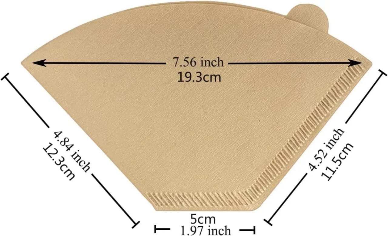 50pcs Set Disposable Coffee/Tea Filter Paper
