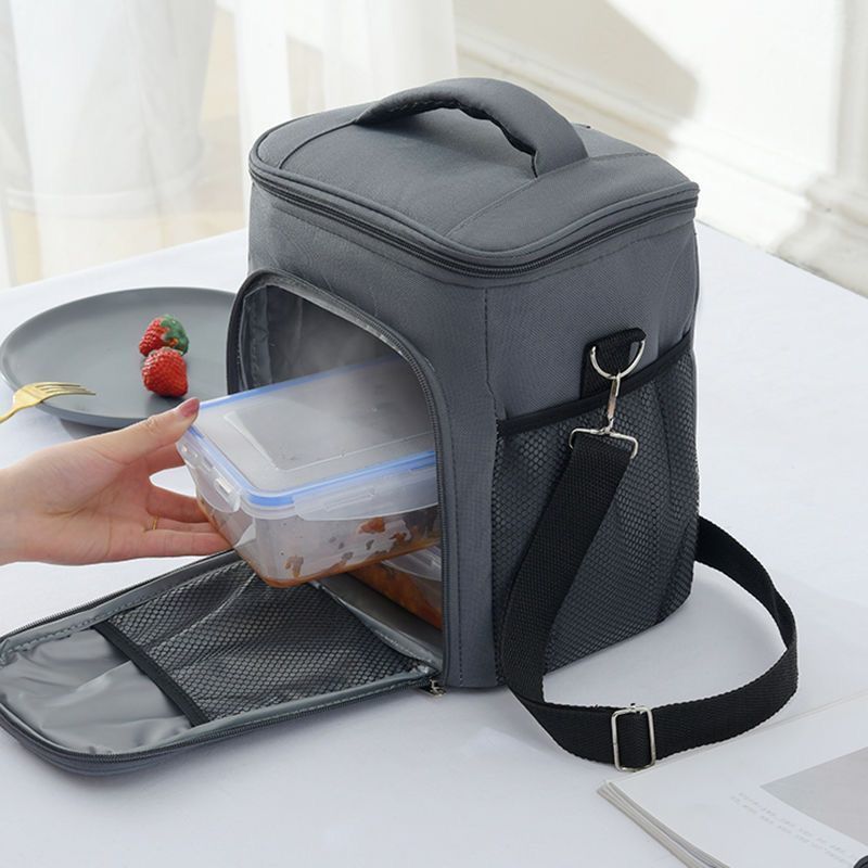 Premium 2 Compartment Insulated Lunch Bag