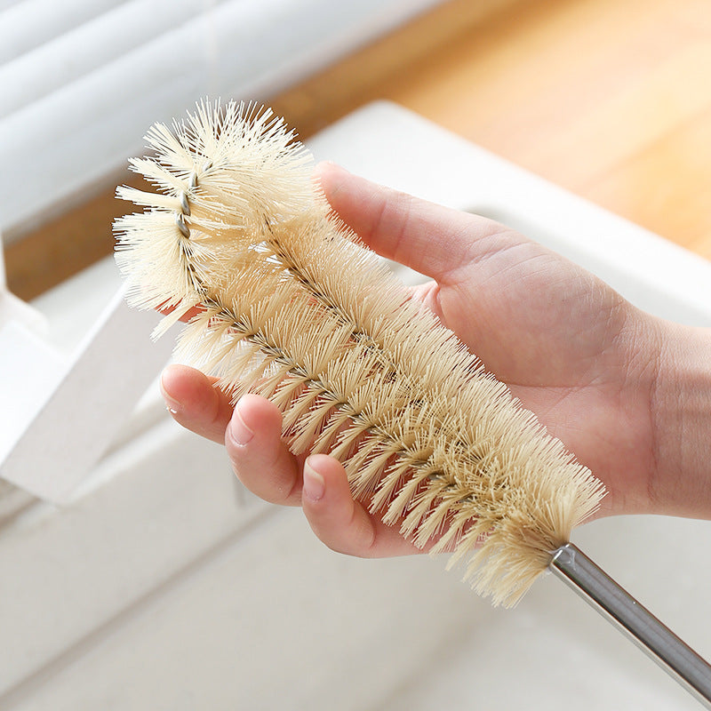 4pcs Long Wooden Handle Bottle Cleaning Brushes
