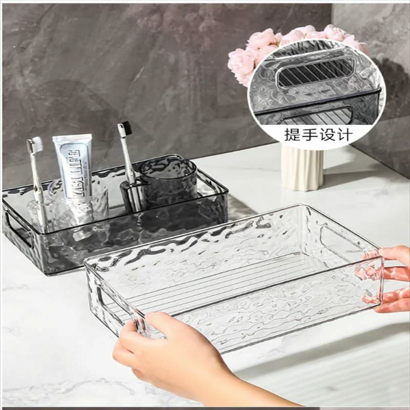 Stackable acrylic storage/make up organizers