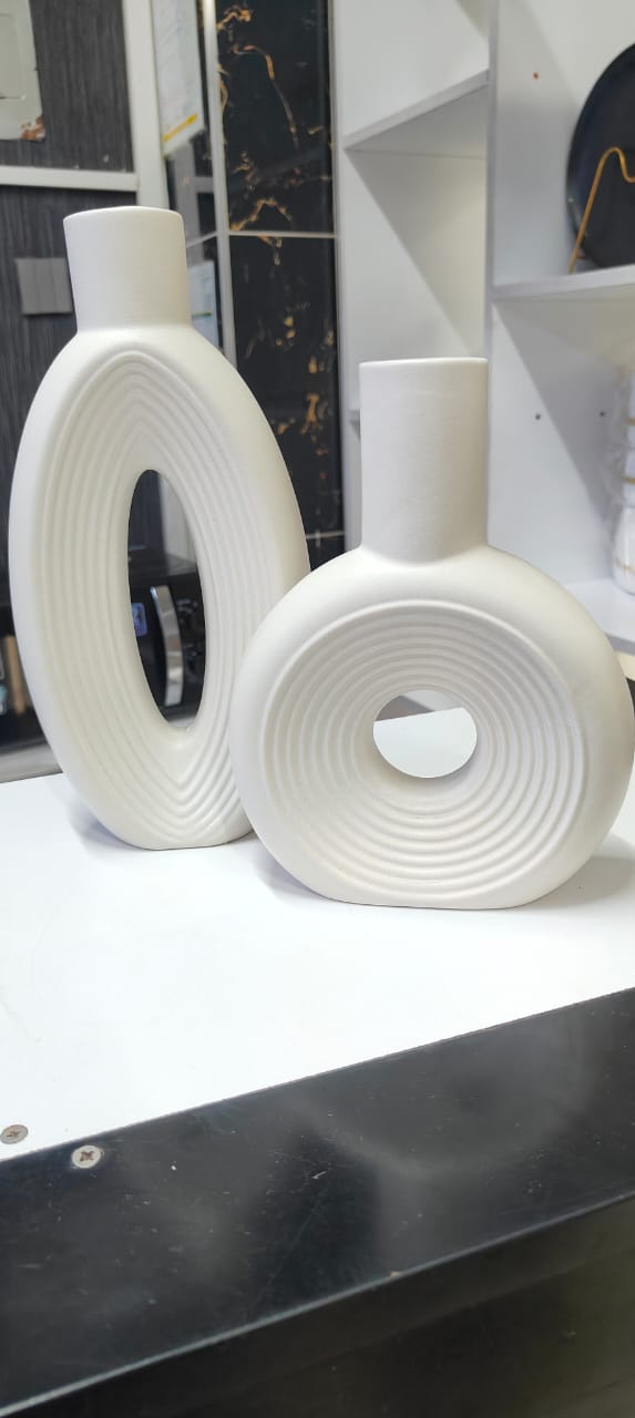 2pcs Set Decorative Vases