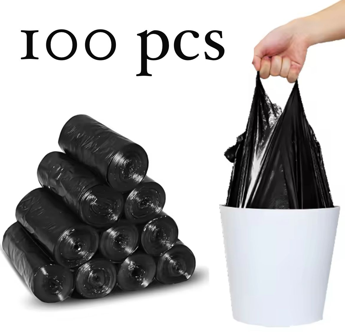 100pcs Trash Bags