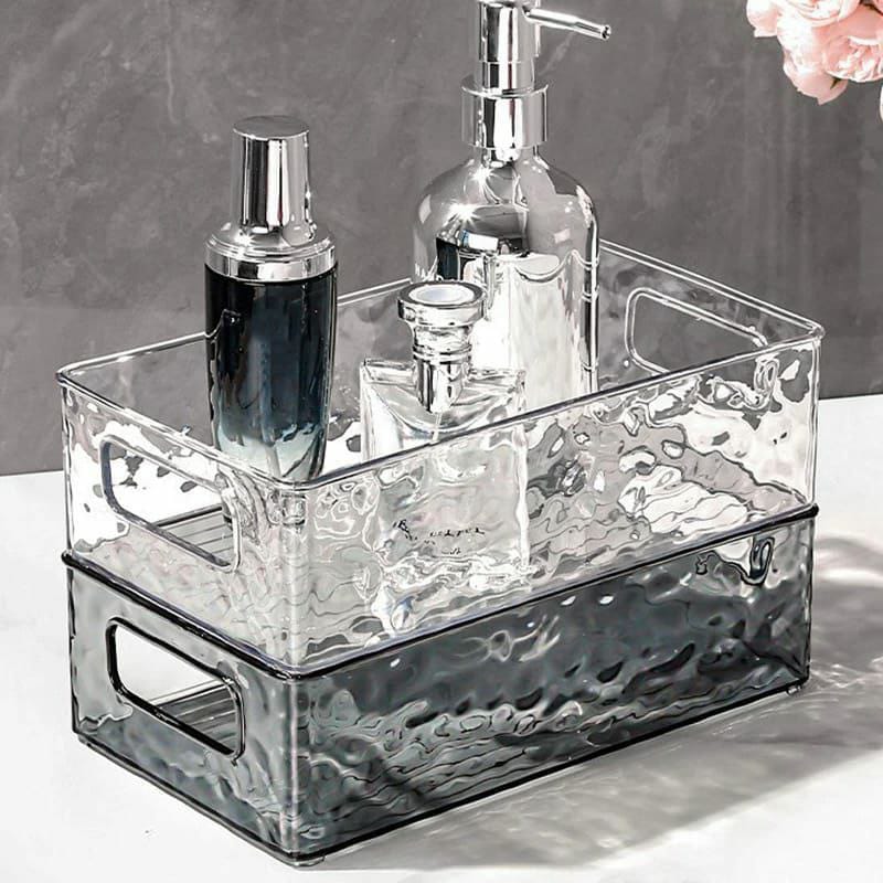 Stackable acrylic storage/make up organizers