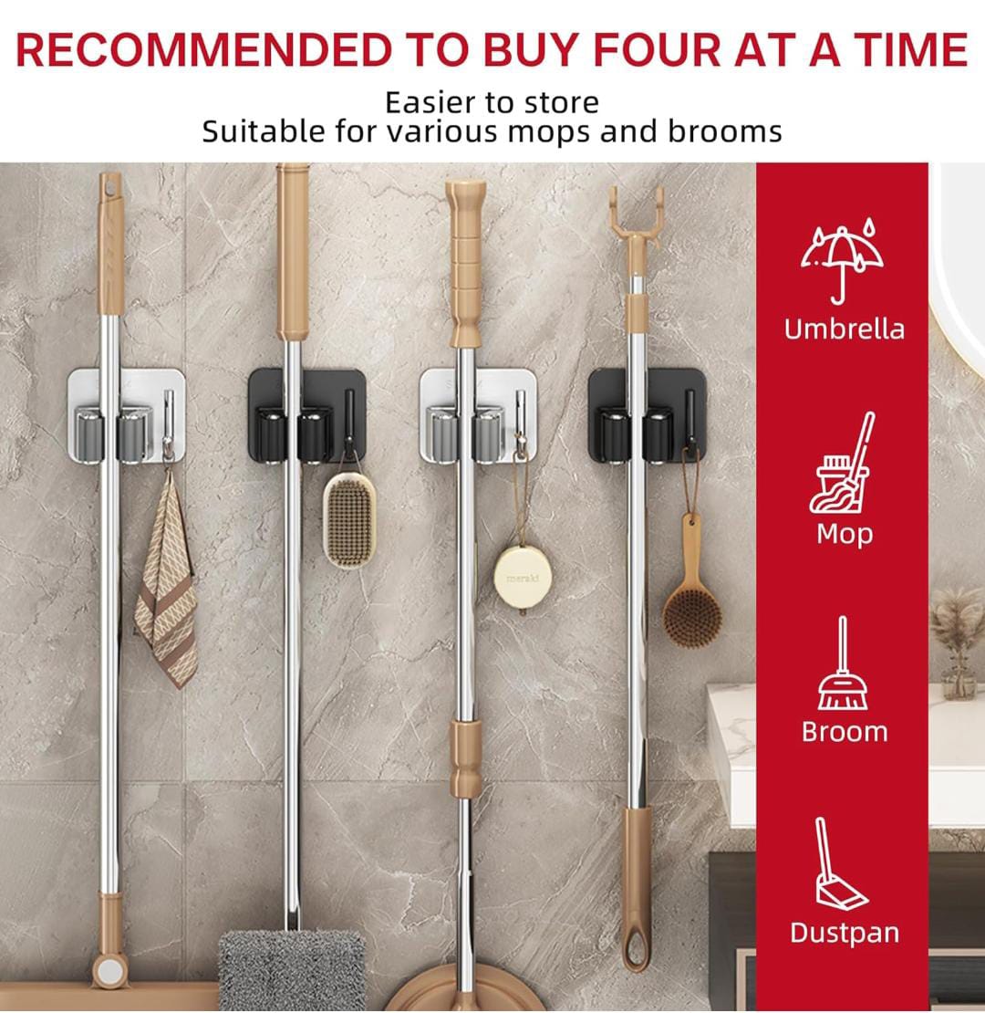 3pcs Set DIY Mop Holder