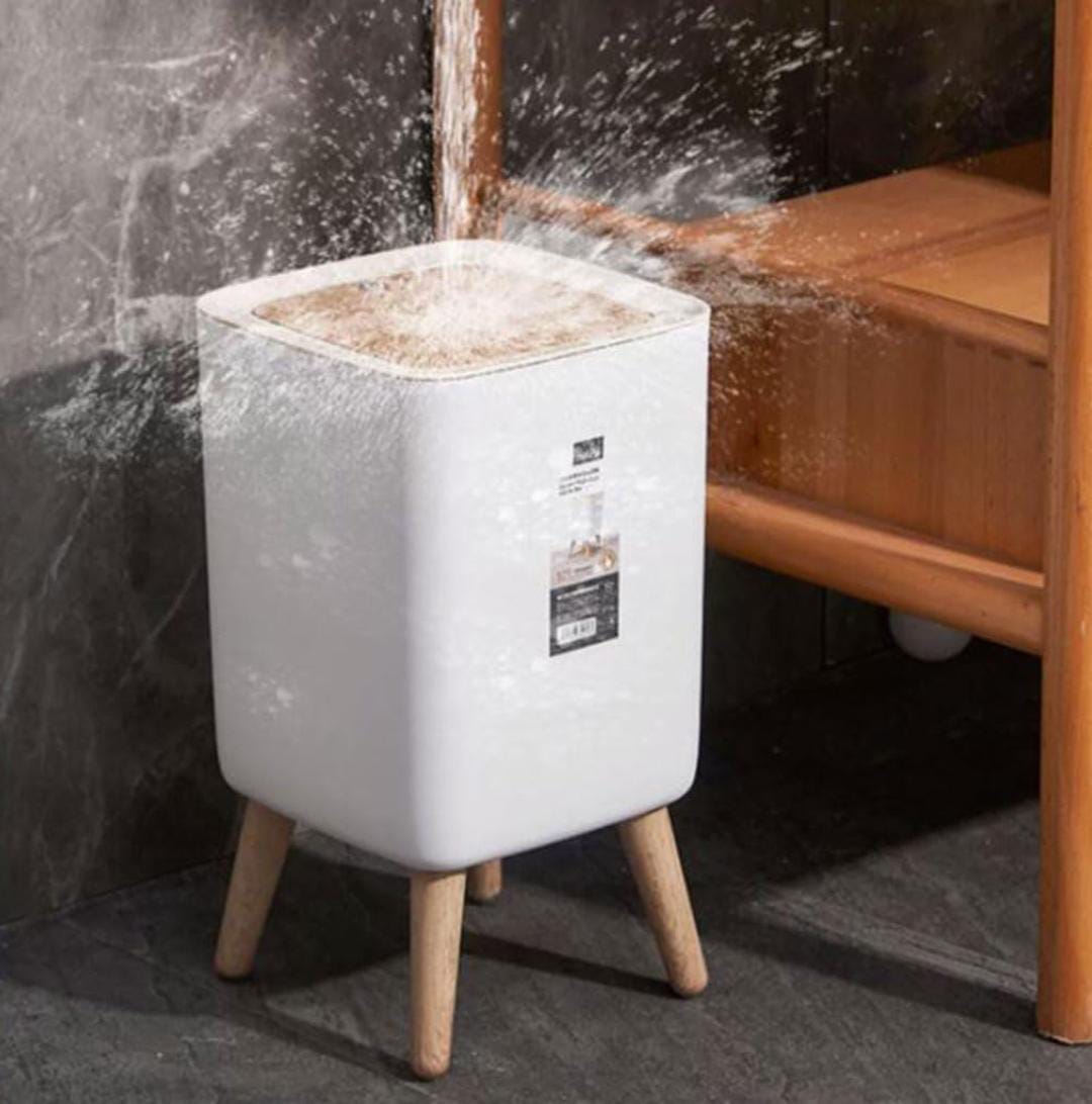 10 Litres Large-Capacity Plastic Home Kitchen Trash Can