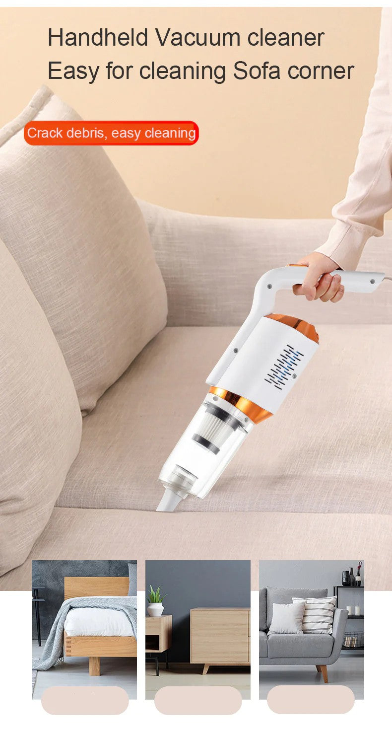 120W Wireless Rechargeable Car/ Home Vacuum Cleaner