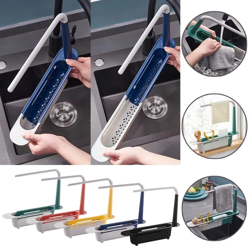 Telescopic Shelf Kitchen Sinks Organizer