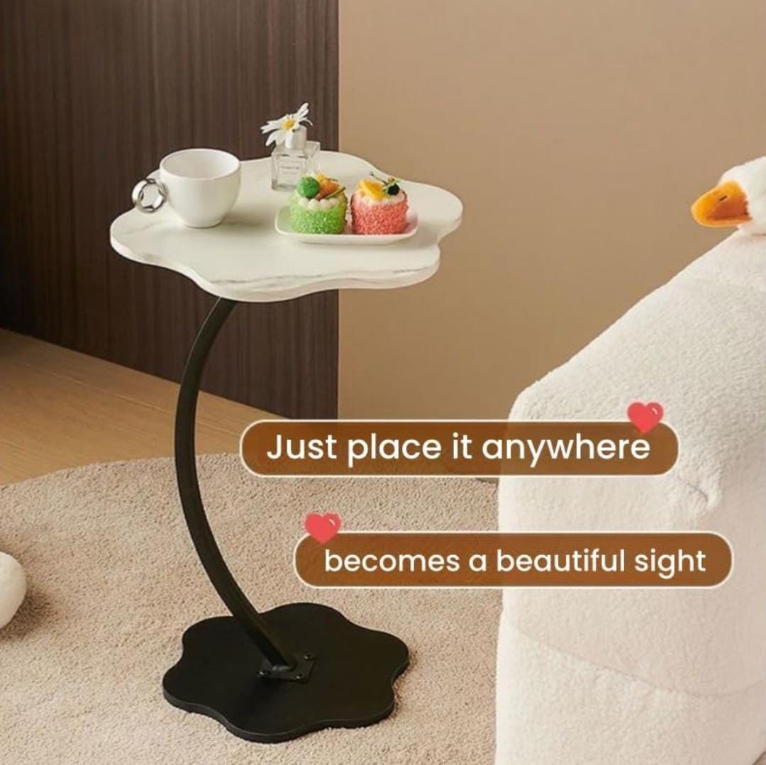 C shaped side table