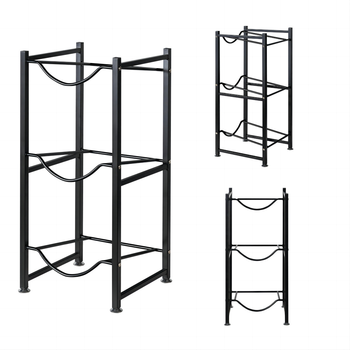 3 Tier water bottle holder rack