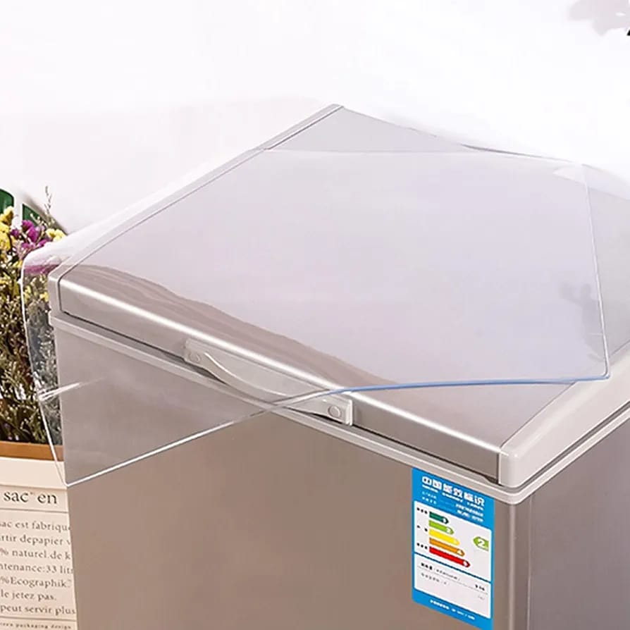 Transparent silicone washing machine/fridge top mat