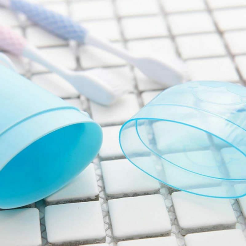 Portable toothbrush holder