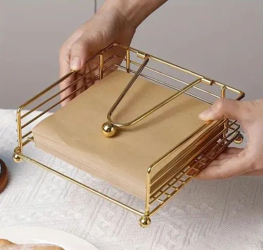 Luxury Metallic Serviette/Napkin Holder