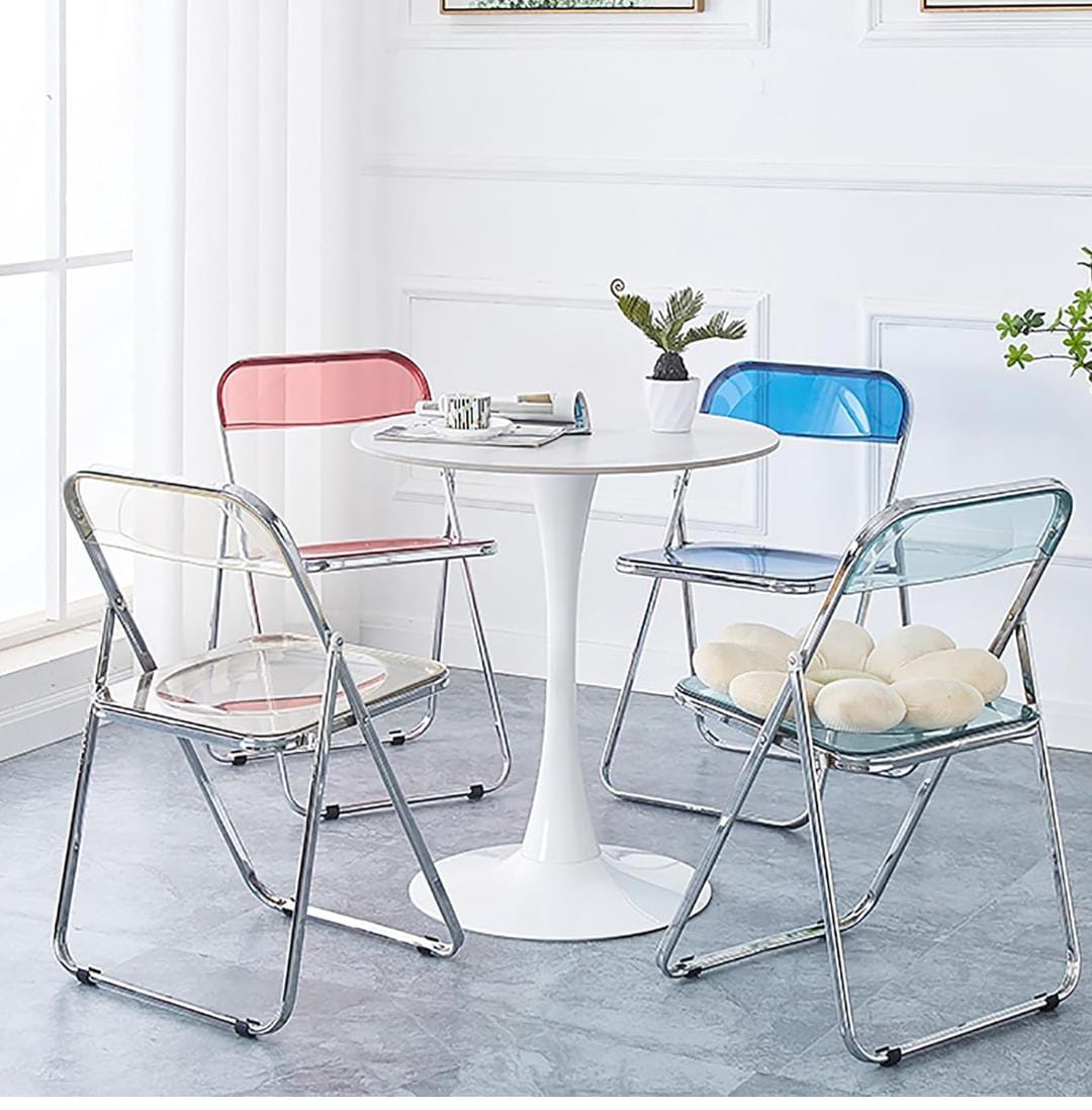 Transparent Acrylic Folding Chair