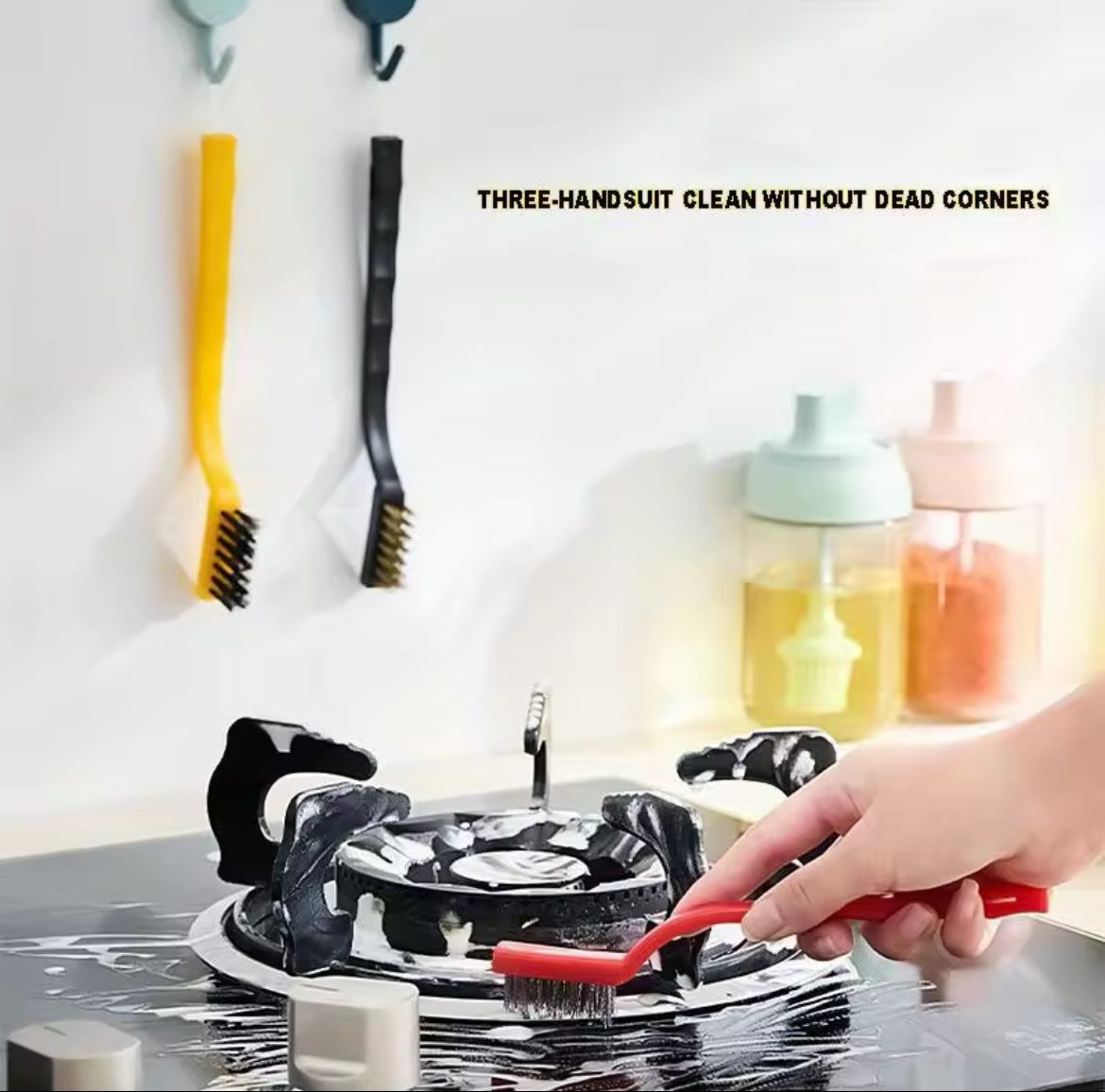 Kitchen Cleaning Brush Set
