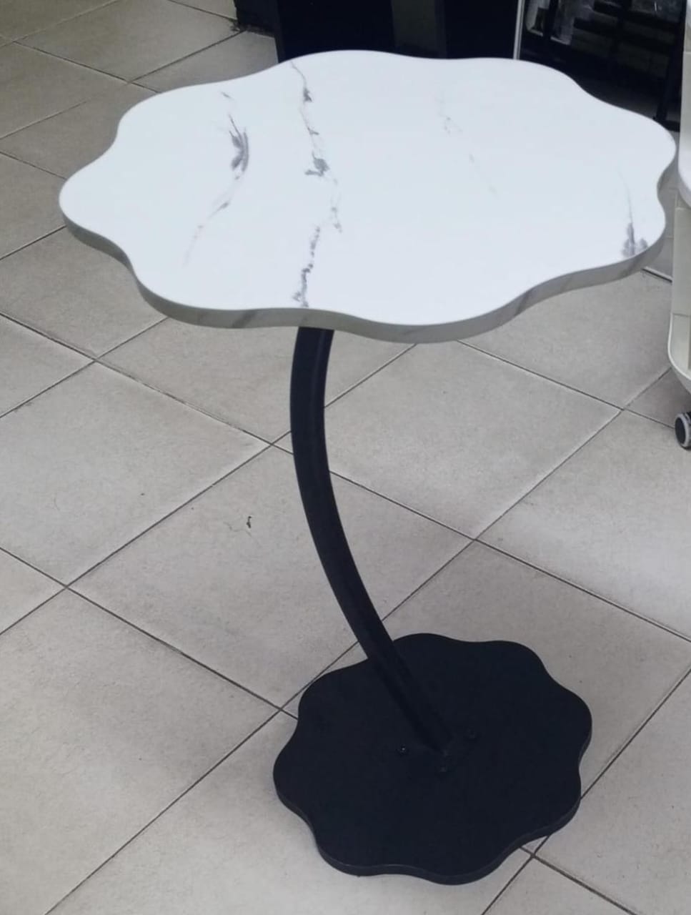 C shaped side table