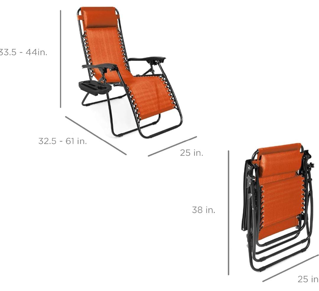 Zero Gravity Chair with Side Table