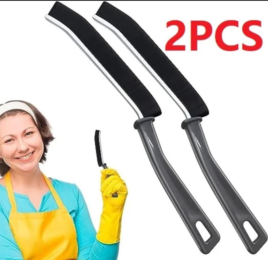 2pcs set hard bristle crevice cleaning brush