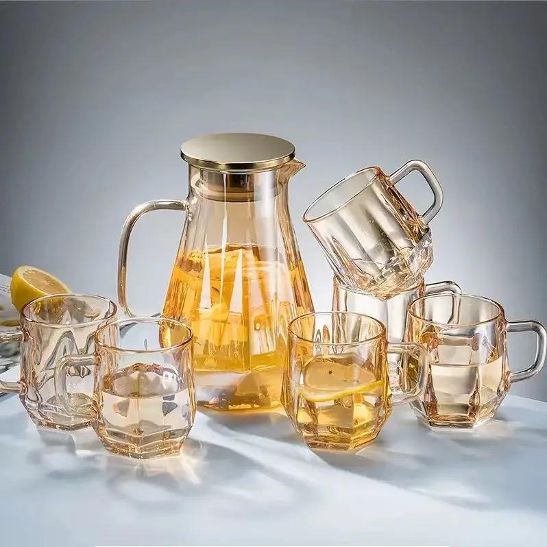 7pcs Borosilicate glass jar set