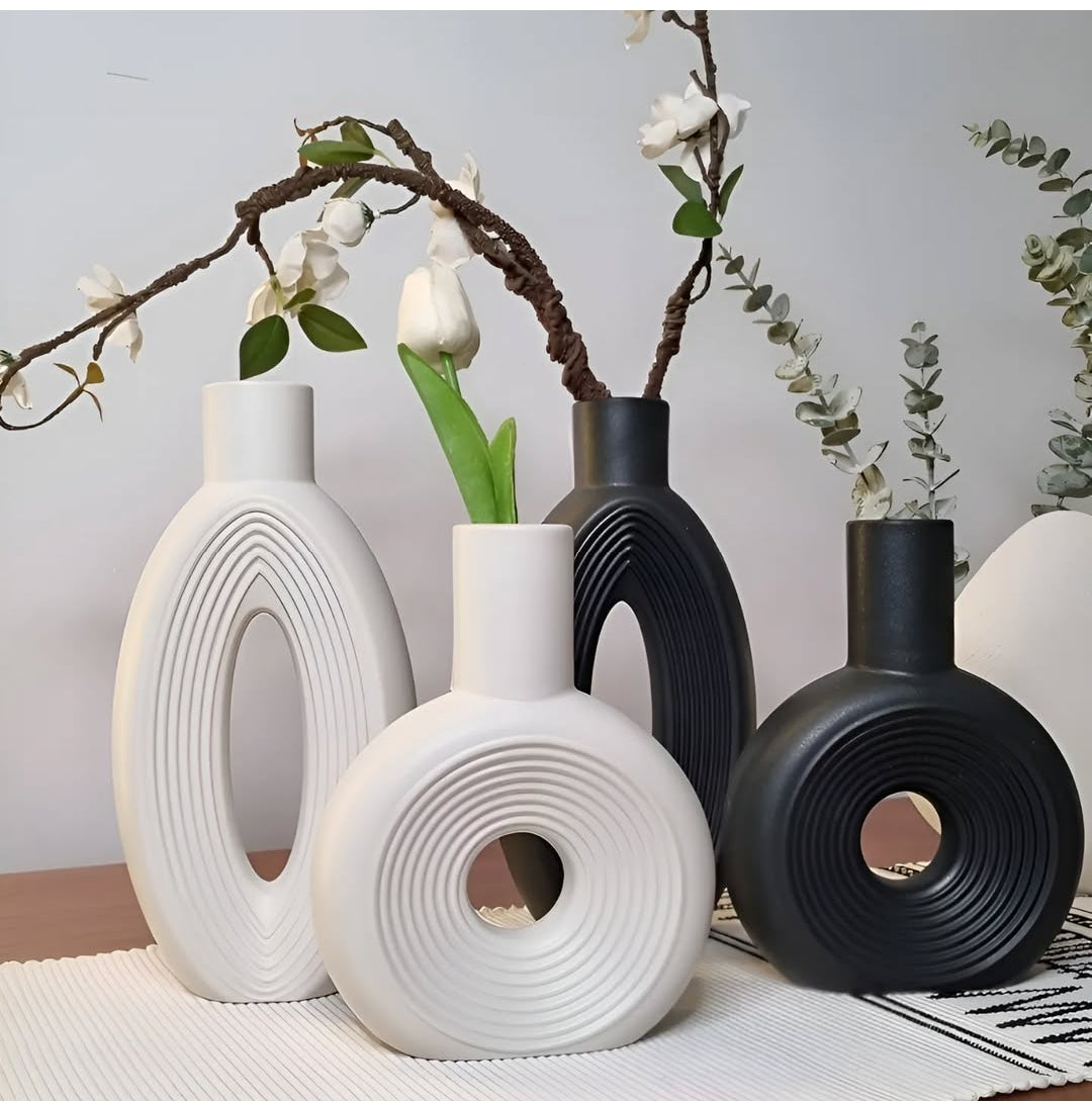 2pcs Set Decorative Vases