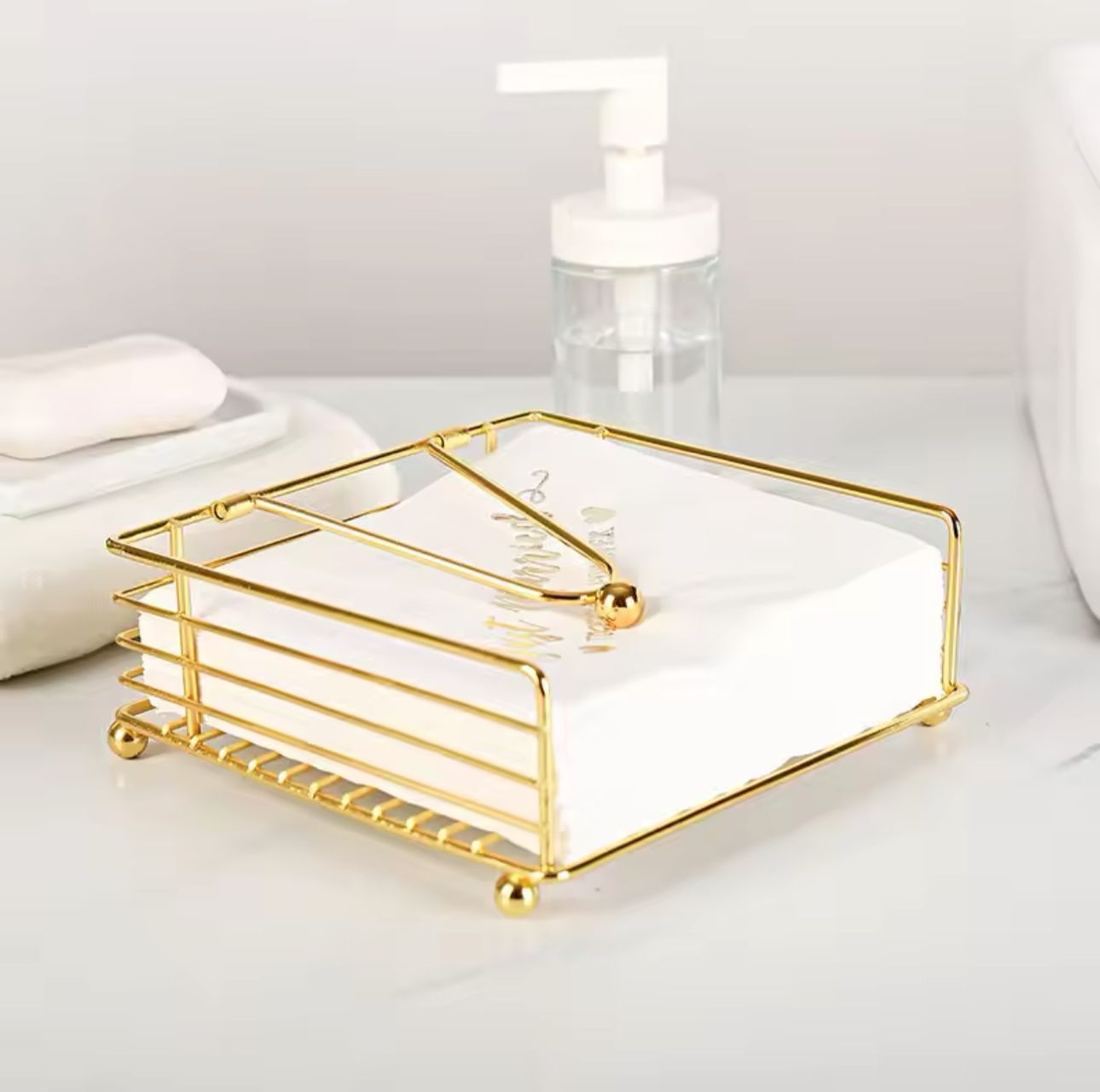 Luxury Metallic Serviette/Napkin Holder