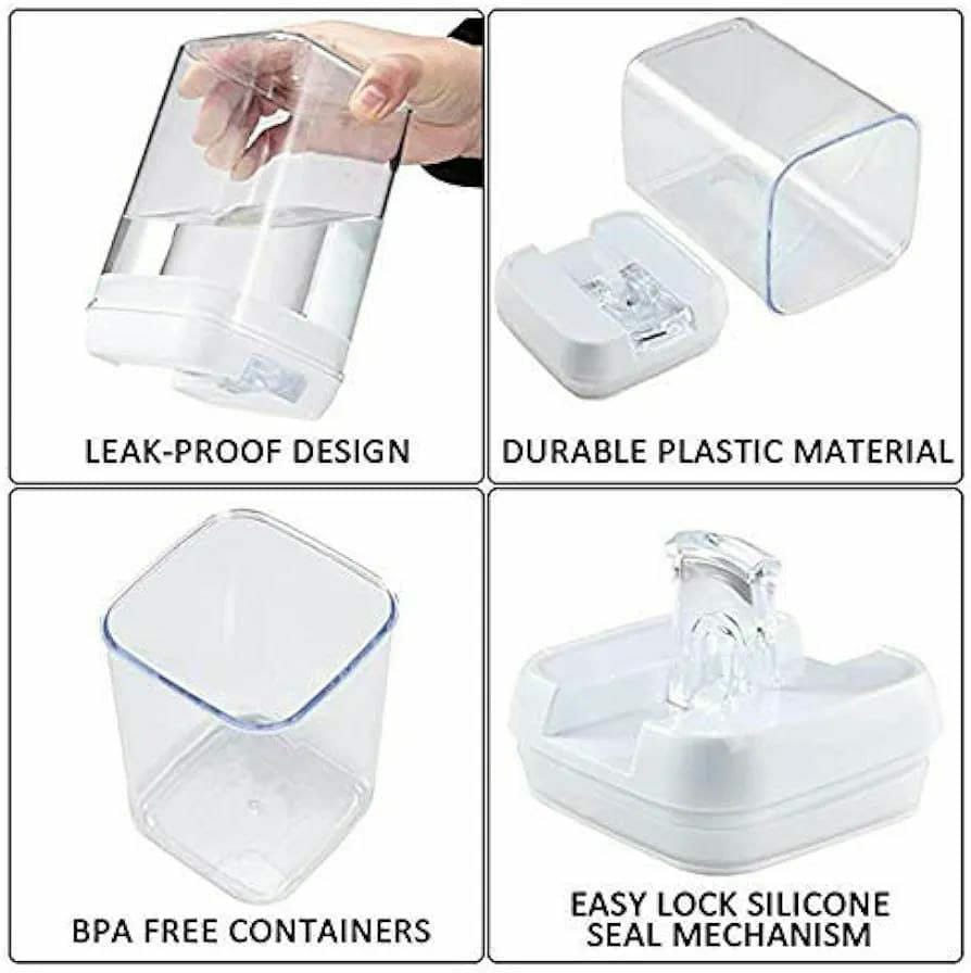 5pcs set airtight food storage containers
