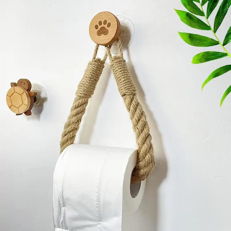 Hemp Rope Tissue Holder