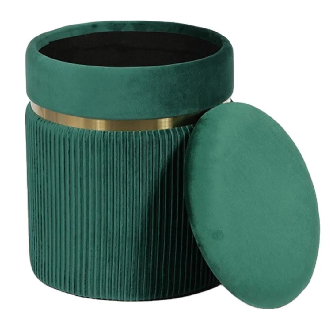 Modern Round Footstool Ottoman