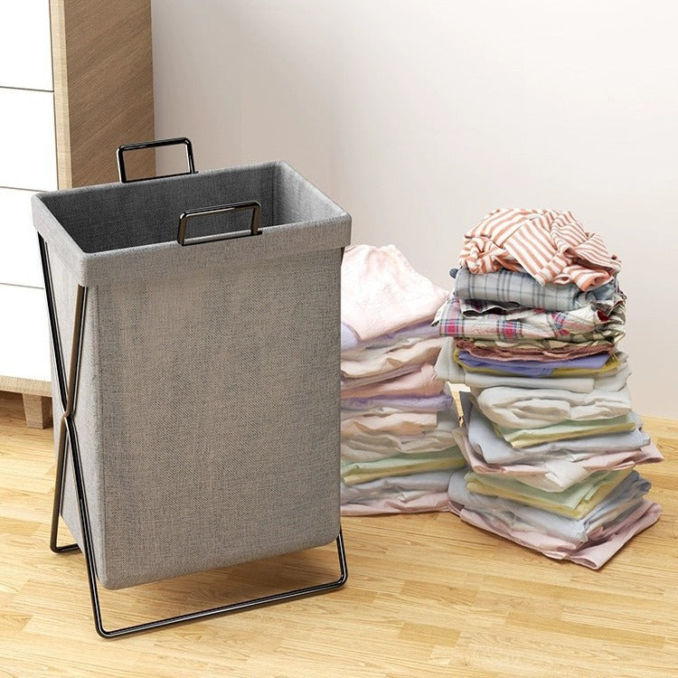 Large collapsible laundry basket