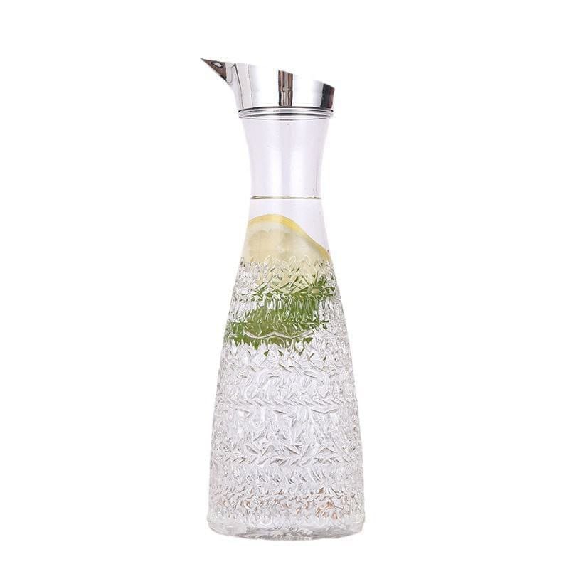Embossed acrylic pitcher jar