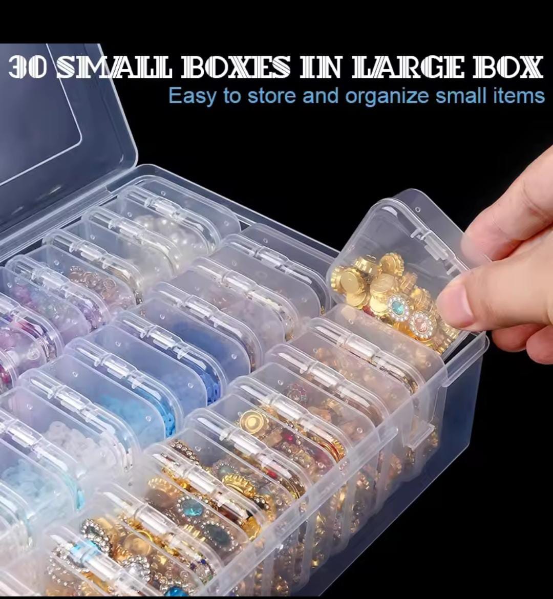 30 in 1 jewelry organizer box